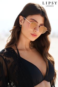 Lipsy Rose Gold Round Lens Sunglasses (Q27954) | €18.50