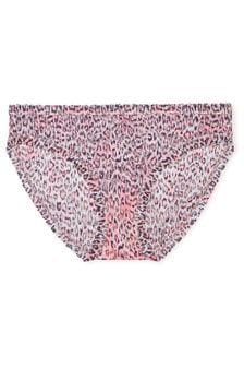 Victoria's Secret Purest Pink Animal Printed Bikini Lace Knickers (Q28739) | kr117