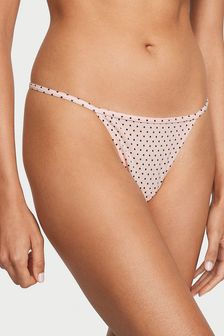 Victoria's Secret Purest Pink Tiny Dot Printed G String Knickers (Q28998) | kr160