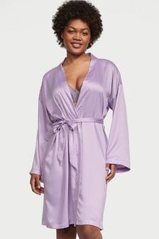 Victoria's Secret Unicorn Purple Satin Midi Robe (Q29370) | €68