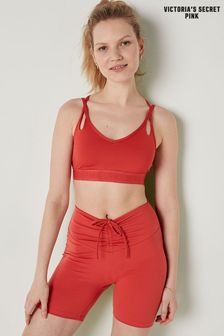 Nantucket Red - Victoria's Secret Pink Ultimate Strappy Back Lightly Lined Sports Bra (Q29377) | 35 €