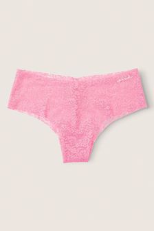 Dreamy Pink - Victoria's Secret Pink Unsichtbarer, weicher Cheeky-Slip mit Spitze (Q29634) | 12 €
