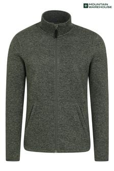 Mountain Warehouse Green Idris Ii Full-Zip Fleece Jacket - Mens (Q29793) | €55