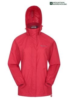Mountain Warehouse Red Pakka Waterproof Jacket -  Womens (Q29809) | SGD 79