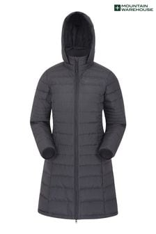 Mountain Warehouse Black Furnace Long Womens Extreme Down Jacket (Q29816) | €83