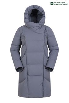 Mountain Warehouse Grey Cosy Wrap Womens Extreme Down Jacket (Q29821) | OMR91