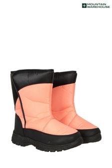 Mountain Warehouse Pink Kids Caribou Fleece lined Snow Boot (Q29853) | €34