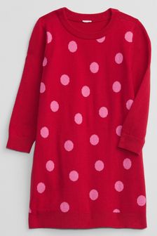 Gap Red Print Intarsia Jumper Dress (Q30152) | €22.50