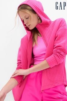 Gap Neon Pink Jacquard Full-Zip Jacket (Q30241) | €17