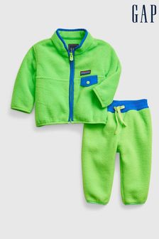 Grün - Gap Arctic Outfit-Set aus Fleece mit Stehkragen (Q30261) | 43 €