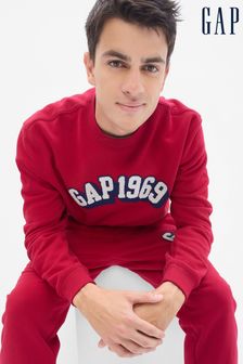 Gap Red 1969 Logo Crew Neck Sweatshirt (Q30283) | 44 €
