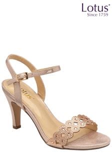 Lotus Footwear Pink Occasion Ankle Strap Sandal (Q30385) | €37