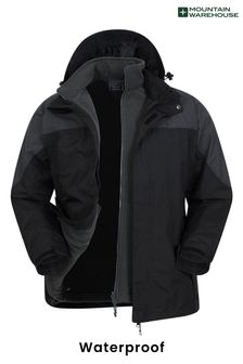 Mountain Warehouse Grey Storm 3 in 1 Waterproof Jacket (Q30414) | 86 €