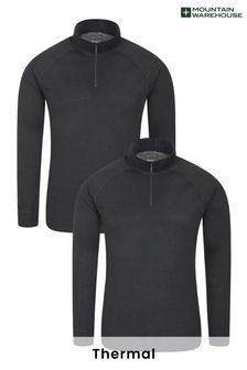 Mountain Warehouse Black Talus Thermal Top Multipack (Q30419) | $50
