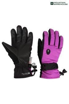 Mountain Warehouse Purple Extreme Womens Waterproof Ski Gloves (Q30445) | €57