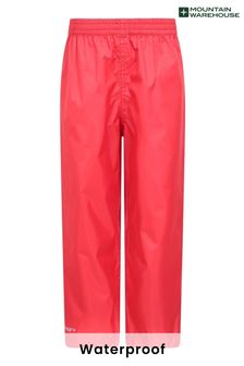 Mountain Warehouse Red Pakka Waterproof Over Trousers - Kids (Q30494) | OMR12