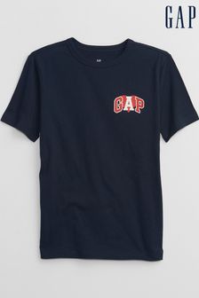 Gap Blue Valentines Logo Short Sleeve Crew Neck T-Shirt (4-13yrs) (Q30877) | €11