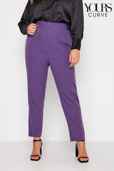 Yours Curve Purple Curve Tapered Trouser (Q31042) | 79 zł
