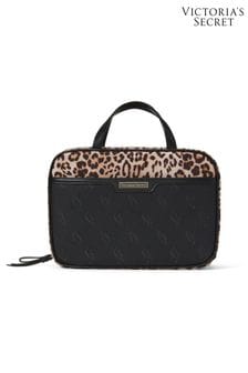 Victoria's Secret Black Leopard Cheetah Print Jetsetter Hanging Cosmetic Case (Q31499) | €40