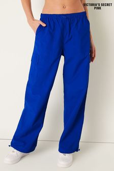 Victoria's Secret PINK Blue Oar Parachute Trousers (Q31636) | €63