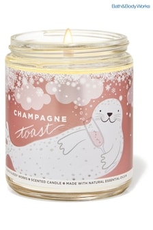 Bath & Body Works Champagne Toast Champagne Toast Single Wick Candle 7 oz / 198 g (Q31706) | €17