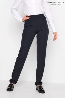 Long Tall Sally Blue Scuba Slim Leg Trouser (Q31805) | €19