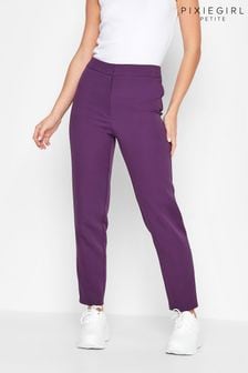 PixieGirl Petite Purple Scuba Slim Leg Trouser (Q33078) | €21
