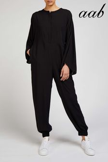 Aab Black Loose Fit Jumpsuit (Q33801) | €39