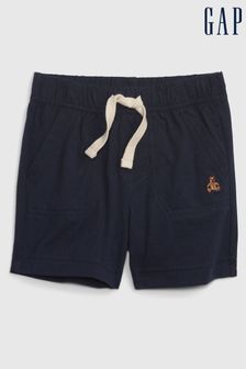 Albastru - Pantaloni scurți Jerseu Bebeluși Gap (Q34121) | 54 LEI