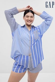 Gap Blue Stripe Long Sleeve Pyjama Top (Q34607) | €19.50