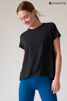 Noir - T-shirt Athleta en toute simplicité (Q34692) | €53