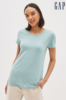 Gap Grey Blue Favourite Short Sleeve Crew Neck T-Shirt (Q35100) | €7