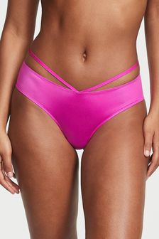 Victoria's Secret Fuchsia Frenzy Cheeky So Obsessed Strappy Cheeky Panty Knickers (Q35136) | €19