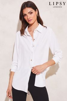Lipsy White Waisted Utility Shirt (Q35145) | INR 3,566