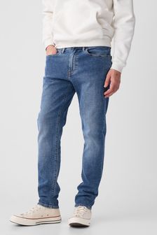 Mid Indigo Blue - Gap Stretch Slim Taper Gapflex Jeans (Q35321) | kr820