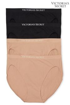 Victoria's Secret Black/Nude/White High Leg Multipack Knickers (Q35603) | €23