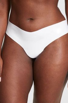 Victoria's Secret PINK Optic White No Show Thong Knickers (Q35616) | kr117
