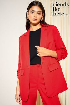 Friends Like These Lipstick Red Edge to Edge Tailored Blazer (Q35806) | 33 €