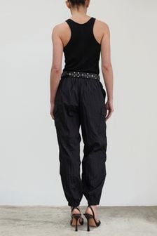 Religion Black Utility Inspired Lighweight Cargo Trouser With Cuff (Q36530) | €31