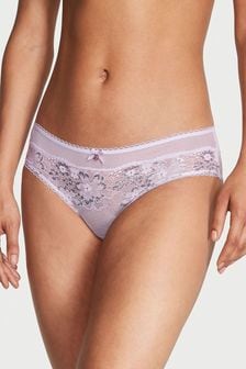 Victoria's Secret Lucky Lilac Purple Lace Hipster Knickers (Q37761) | €18