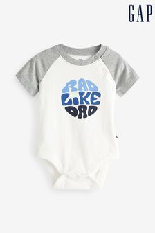 Gap White Organic Cotton Mix and Match Graphic Baby Bodysuit (Q39009) | 12 €