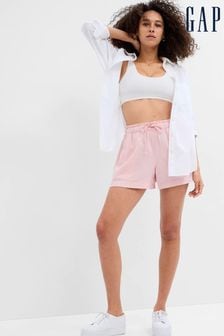 Gap Pink Linen Pull On Shorts (Q39035) | €18.50