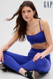 Gap Blue Fit Power Low Impact Ruched Sports Bra (Q39632) | €13.50