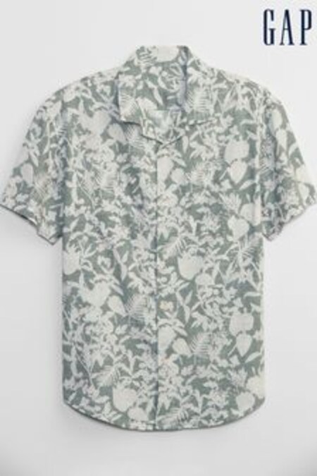 Gap Green Linen Shirt - Kids (Q39689) | 25 €