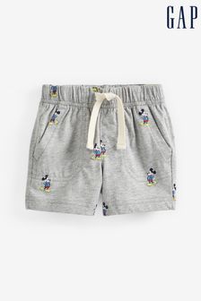 Pantaloni scurți cu elastic în talie din amestec de materiale organice Gap Disney (Q39697) | 54 LEI