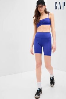 Gap Cobalt Blue Recycled High Rise Cycle Gym Shorts (Q40096) | €22