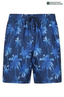 Mountain Warehouse Blue Aruba Printed Mens Swim Shorts (Q40451) | 103 SAR