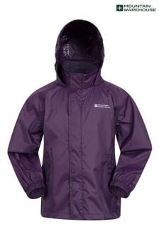 Mountain Warehouse Purple Pakka Waterproof Jacket - Kids (Q40474) | $43