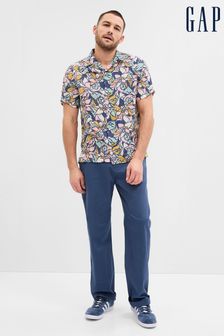 Gap Blue Essential Chino Trousers Loose Taper Fit (Q40972) | €27