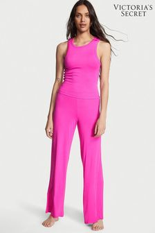 Victoria's Secret Fucshia Frenzy Pink Modal Long Pyjamas (Q41205) | €52